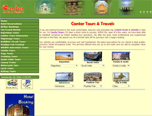 Tablet Screenshot of cantertours.com